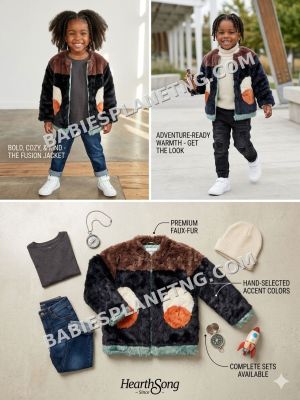 Kids Faux Fur Jacket