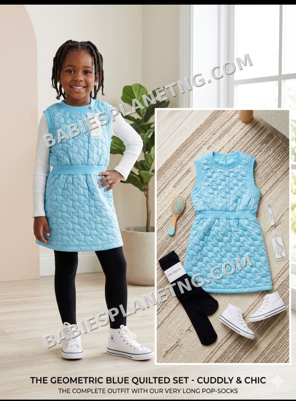 Quilted gown