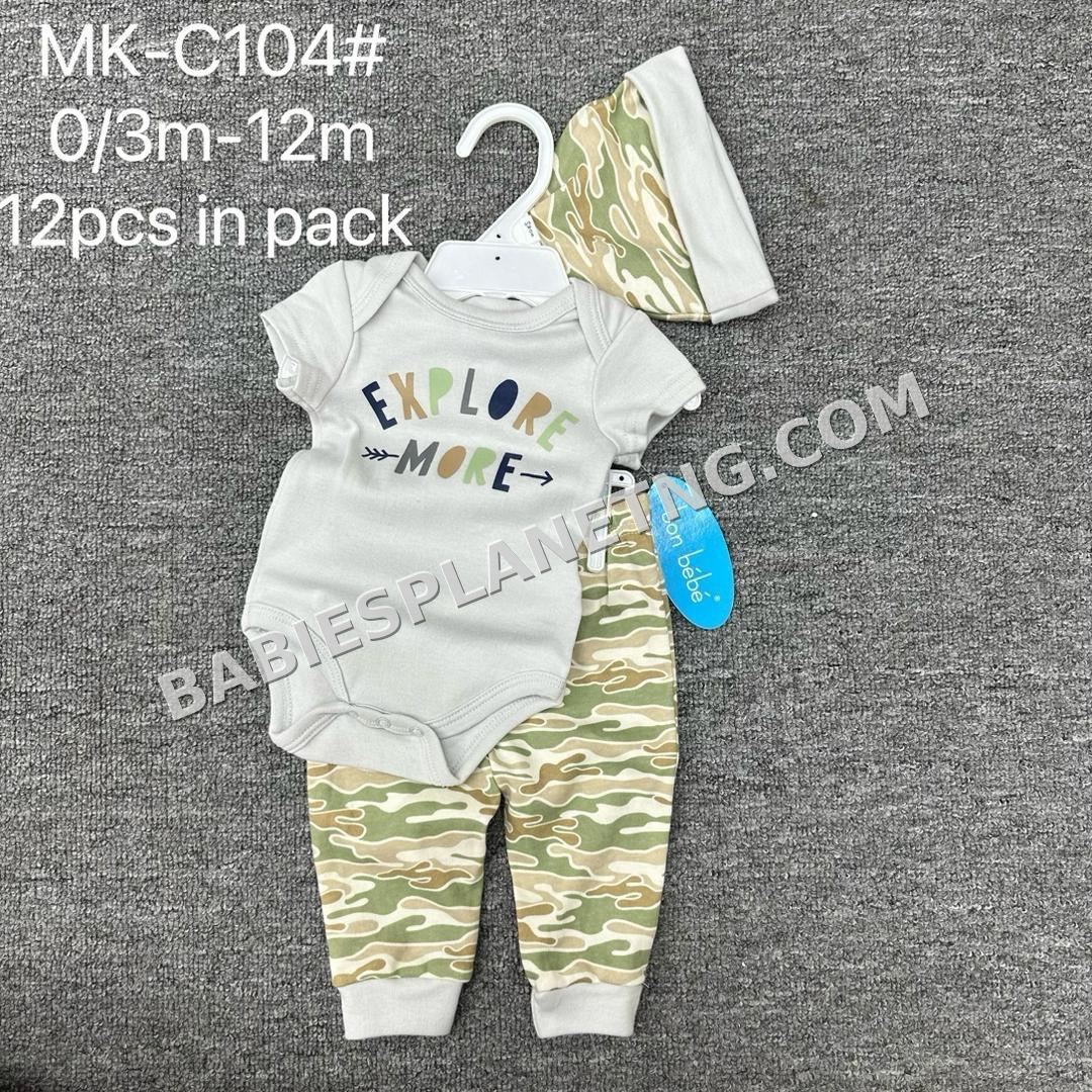 3pieces Bon bébé baby boy's outfit.
