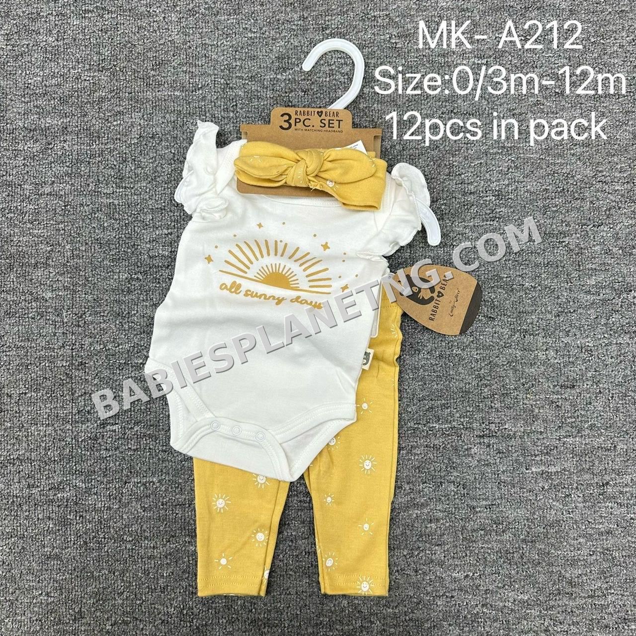 Baby girl 3-piece set