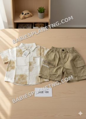 coordinated beige set