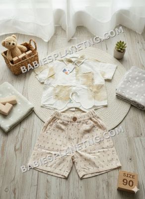 shoort sleeve shirt and a matching short